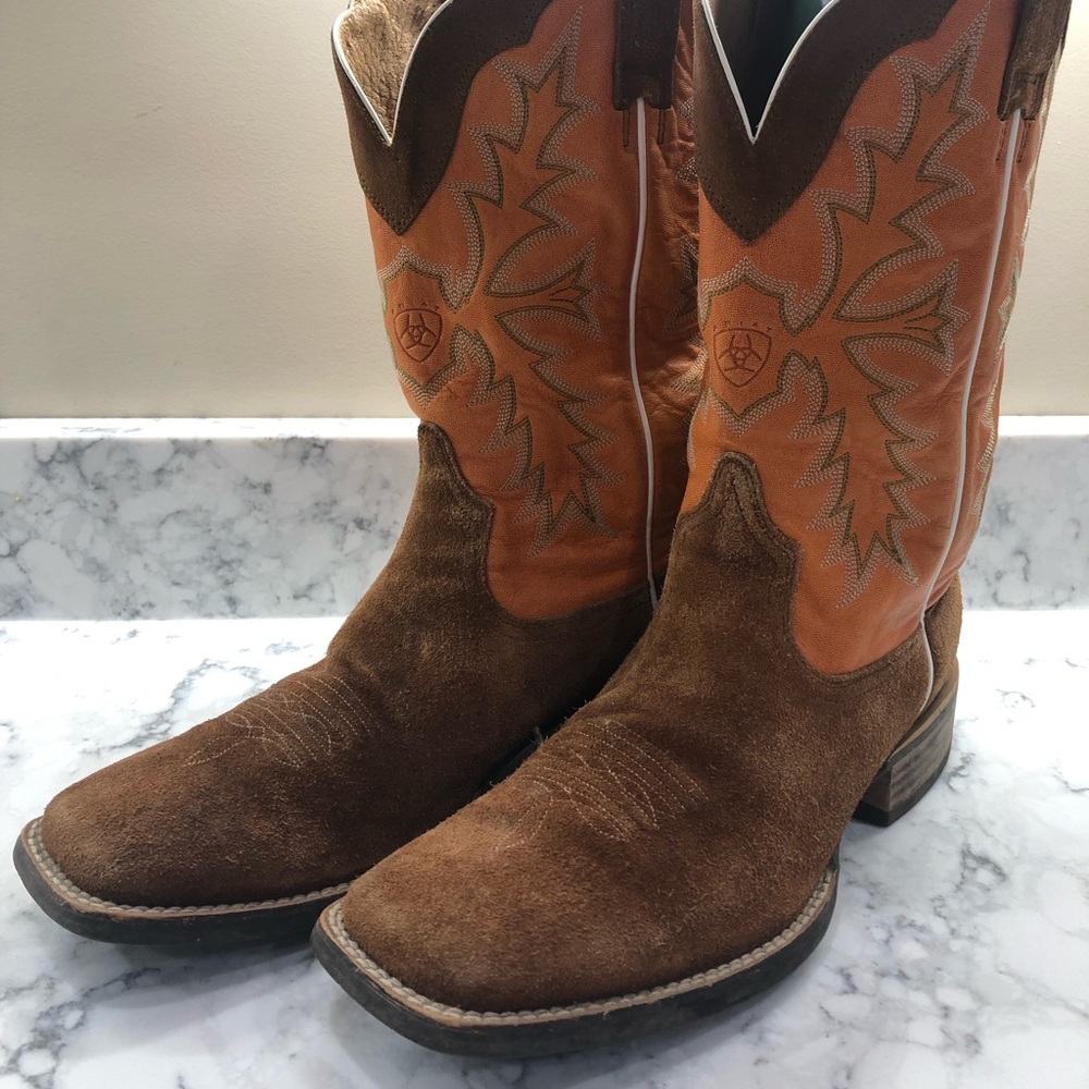 Ariat Suede Western Boots 10D